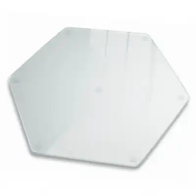 Tocător de bucătărie hexagonal semitransparent