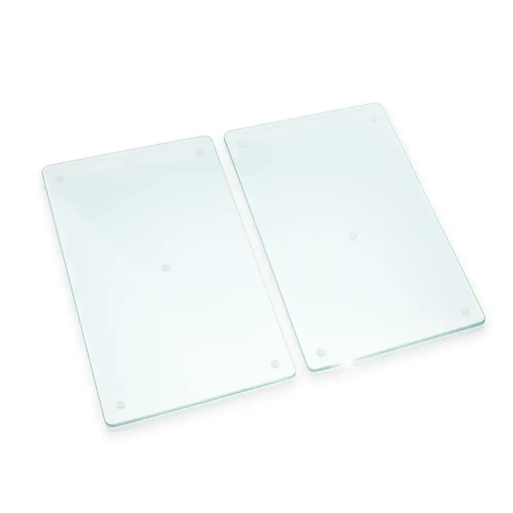 Tocător de bucătărie dublu transparent