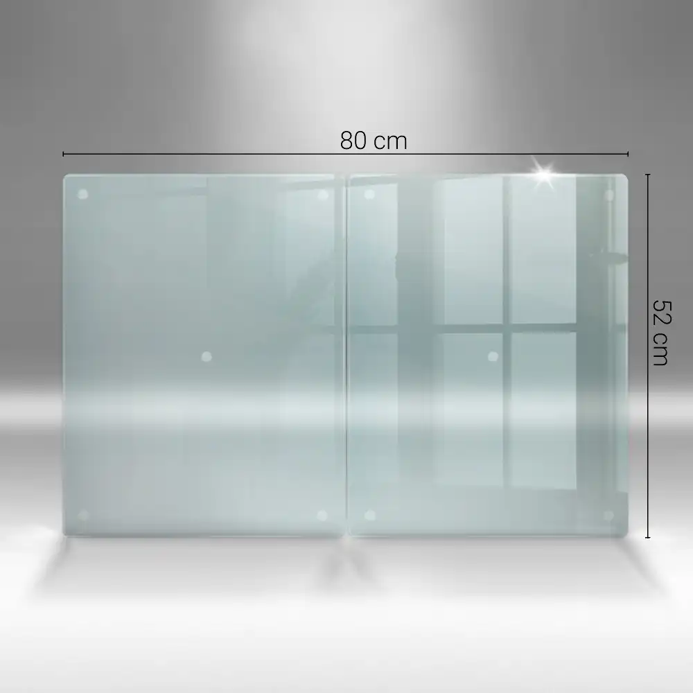 Tocător de bucătărie dublu transparent
