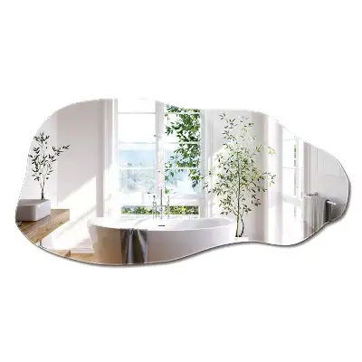 Oglindă decorativă suspendată cu formă asimetrică