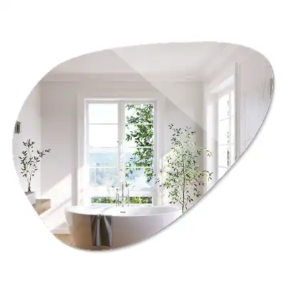 Oglindă decorativă suspendată cu formă organică