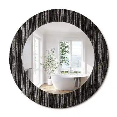 Oglindă decorativă rotundă cu design abstract