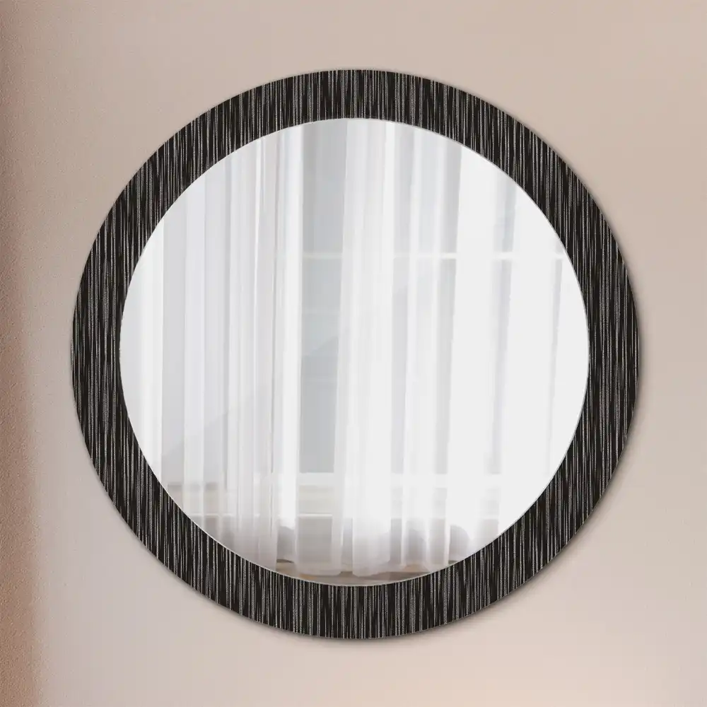 Oglindă decorativă rotundă cu design abstract