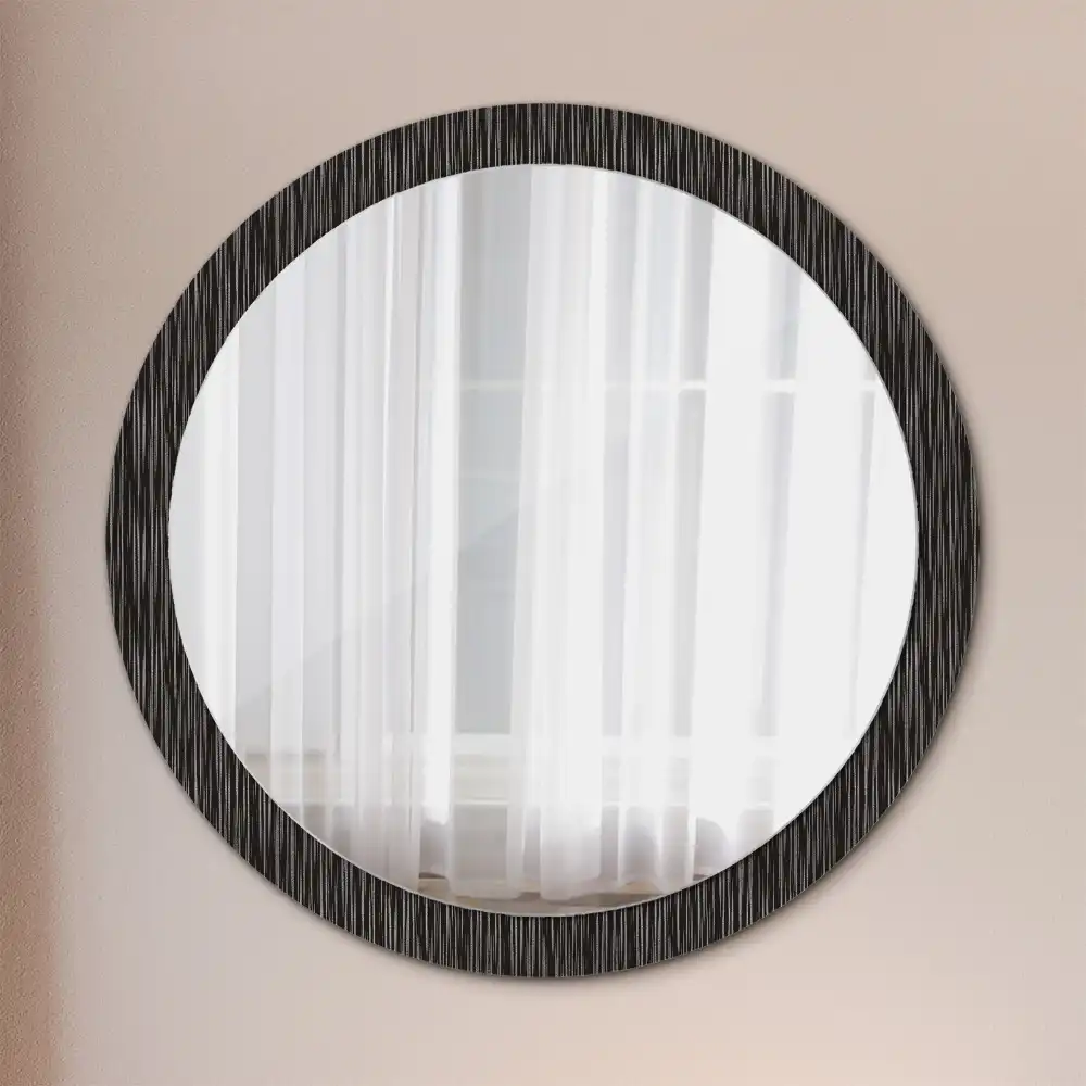 Oglindă decorativă rotundă cu design abstract