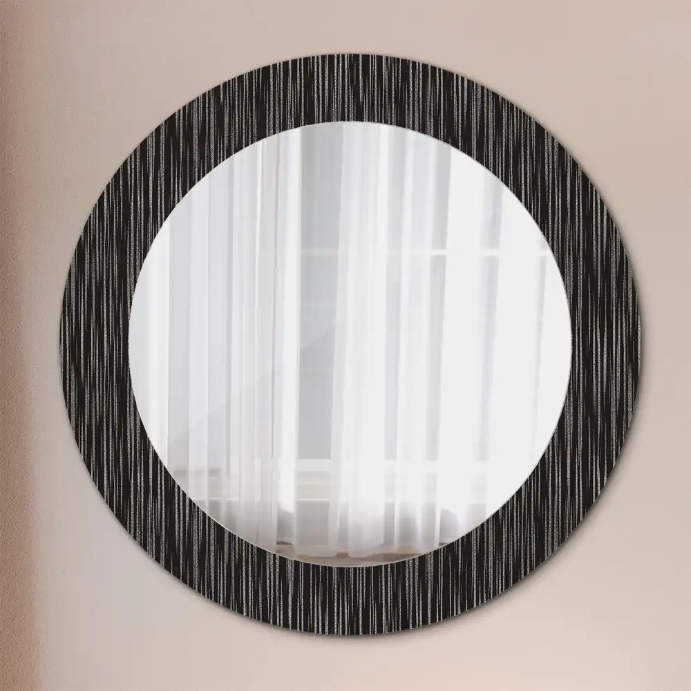 Oglindă decorativă rotundă cu design abstract