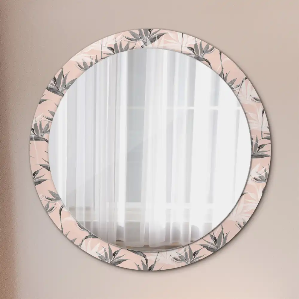 Oglindă rotundă decorativă de perete Streliția
