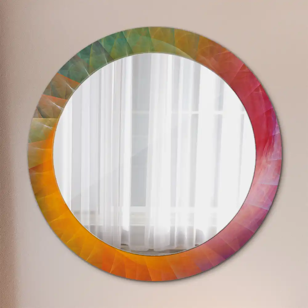 Oglindă rotundă decorativă pentru perete