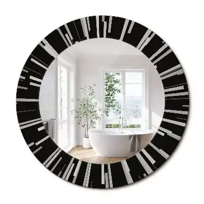 Oglindă decorativă rotundă cu design radiant