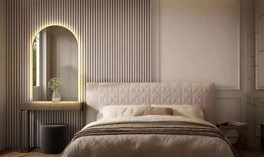 Oglindă arcadă cu iluminare LED