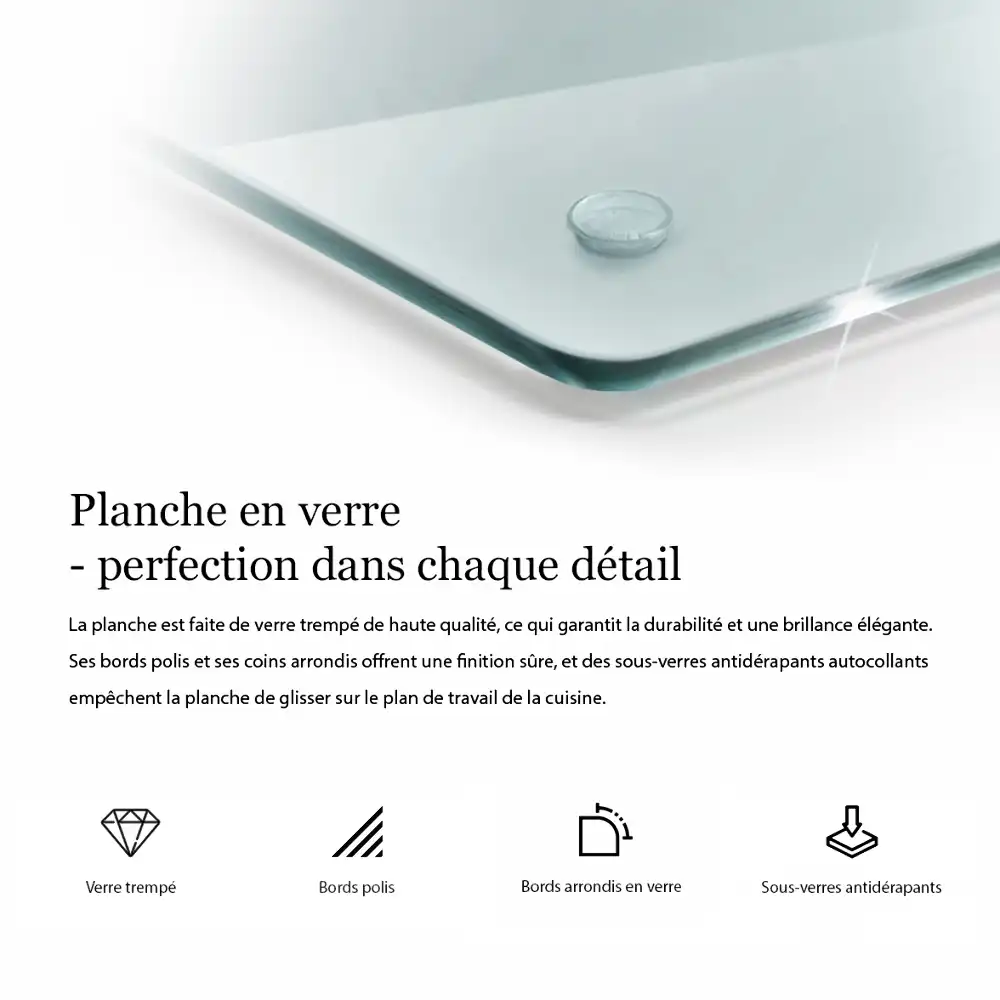 Placă dublă de protecție pentru plită din sticlă transparentă