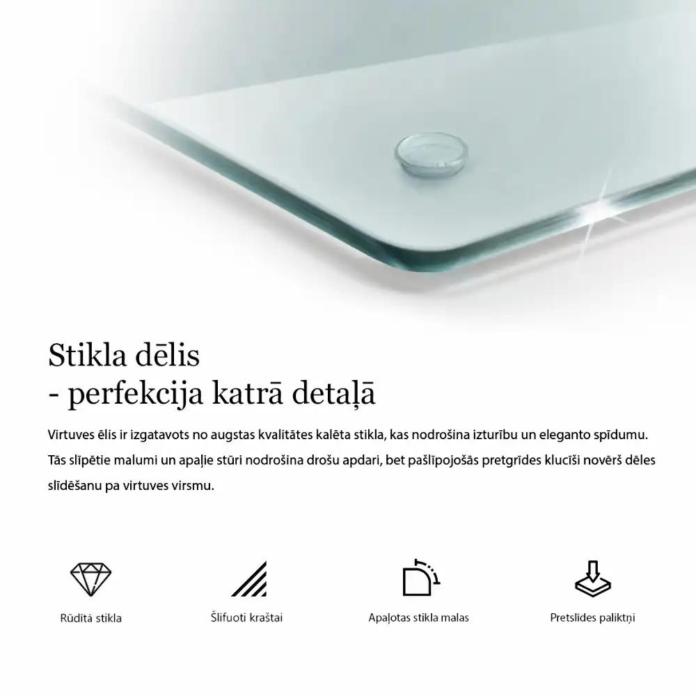 Placă dublă de protecție pentru plită din sticlă transparentă