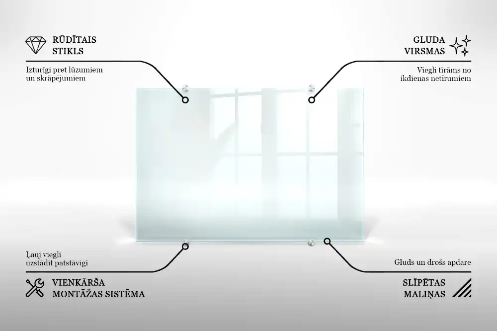 Sticlă transparentă pentru bucătărie