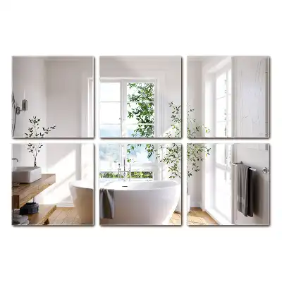 Plăci de oglindă pătrate cu design modern