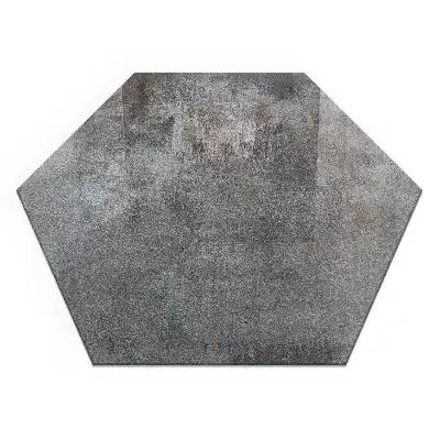 Protecție hexagonală pentru sobă cu textură de suprafață brută