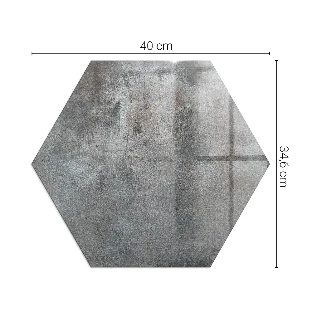 Protecție hexagonală pentru sobă cu textură de suprafață brută