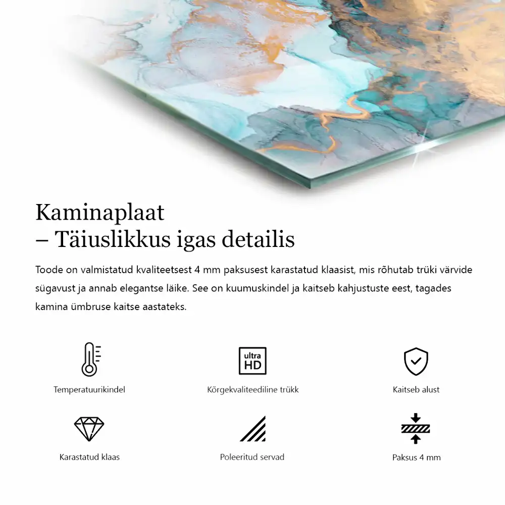 Placă de protecție pentru sobă cu model hexagonal de mozaic