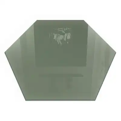 Placă de protecție hexagonală pentru sobă, culoarea măslinie