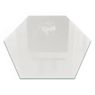 Placă hexagonală de protecție pentru sobă, culoare gri