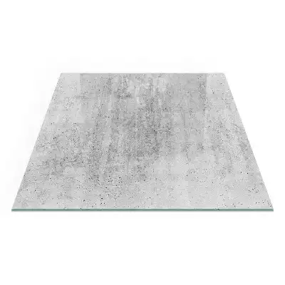 Placă de protecție pătrată pentru sobă cu textură de beton brut