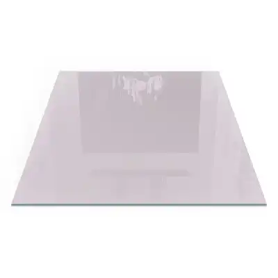 Placă de protecție pătrată pentru sobă, culoare violet deschis