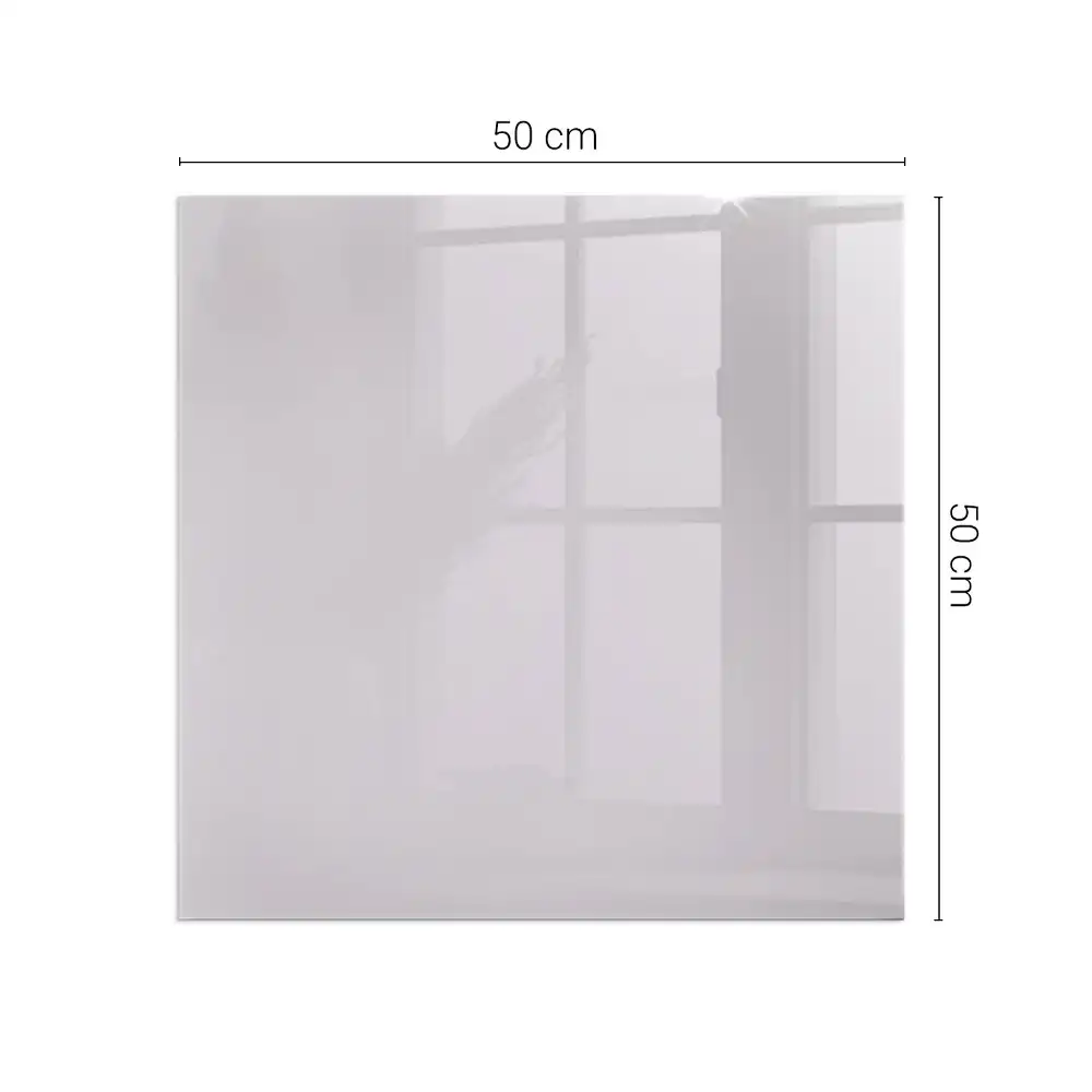 Placă de protecție pătrată pentru sobă, culoare violet deschis