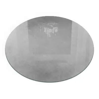 Placă din sticlă securizată pentru protecția sub sobă cu aspect de beton