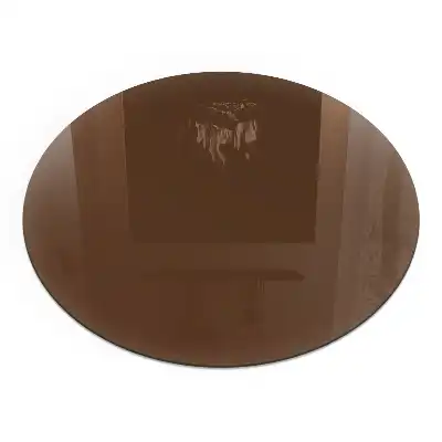 Sticlă securizată de protecție rotundă pentru sobă, culoare maro