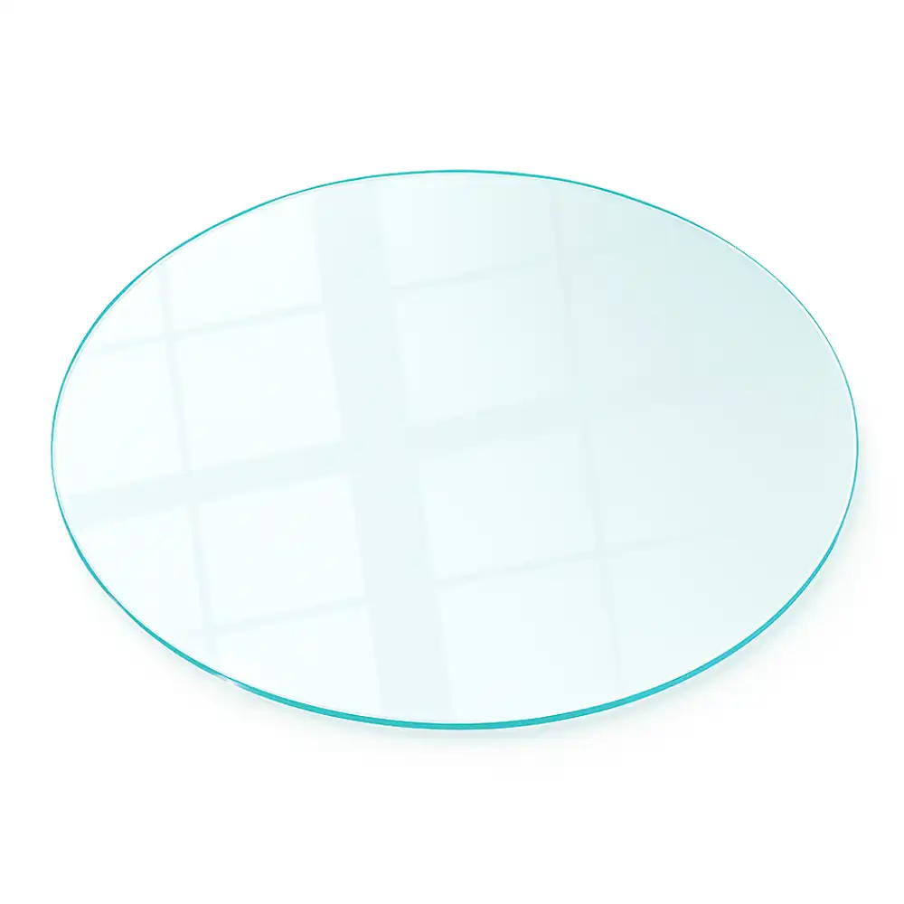 Protecție transparentă rotundă pentru sobă