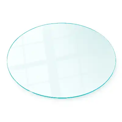 Protecție transparentă rotundă pentru sobă