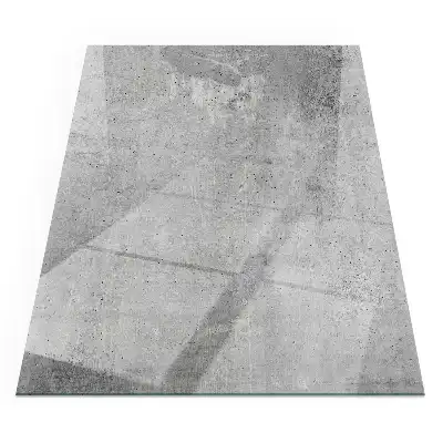 Placă de protecție pentru sobă cu textură de beton brut