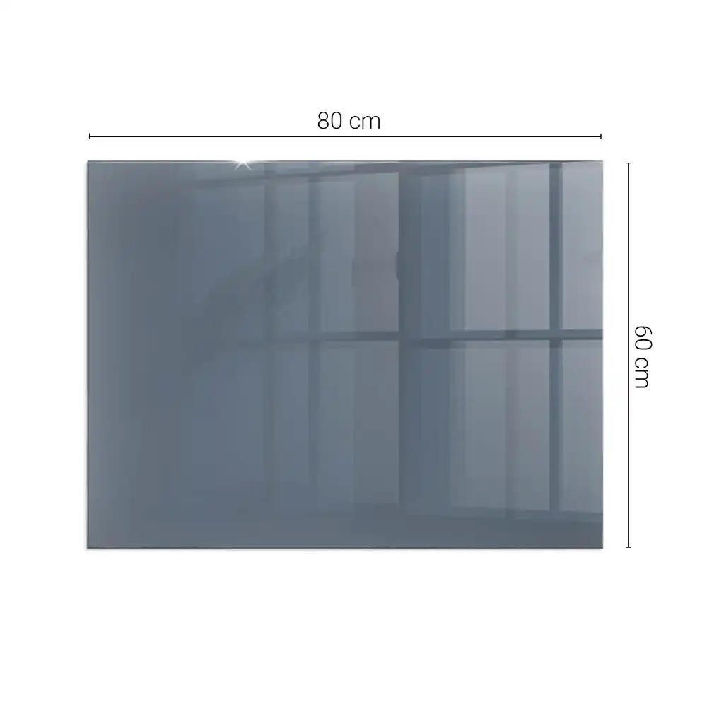 Protecție dreptunghiulară sub sobă de culoare albastru închis