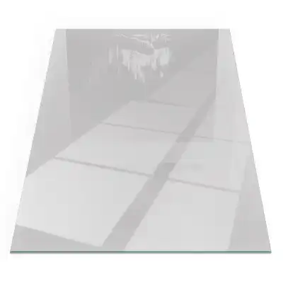 Protecție dreptunghiulară sub sobă de culoare gri