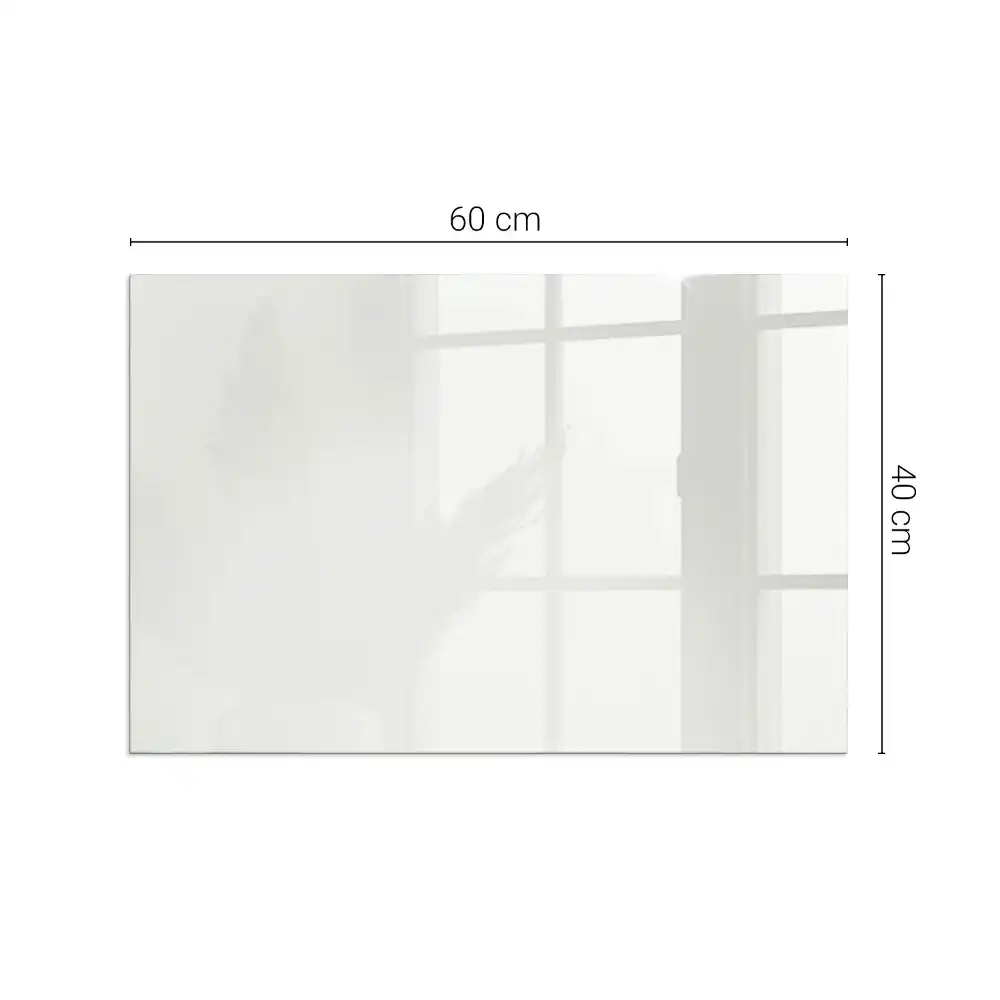 Protecție dreptunghiulară pentru sobă, culoare fildeș