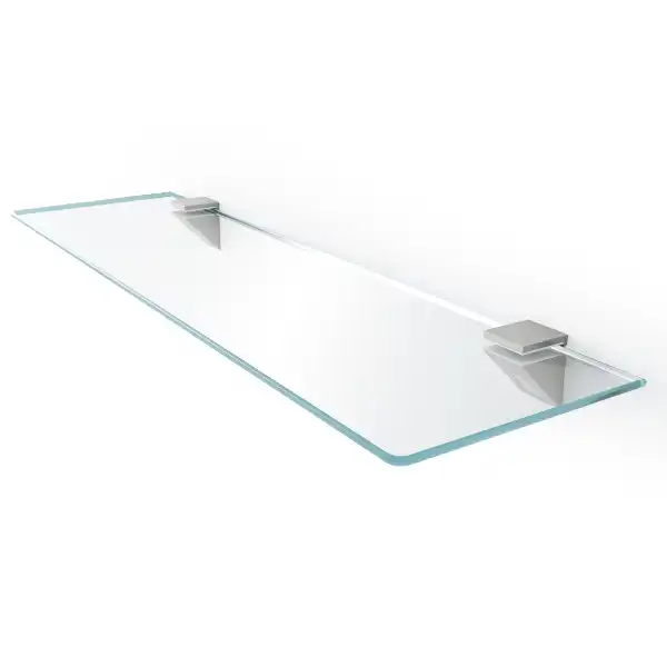 Raft de perete din sticlă transparentă