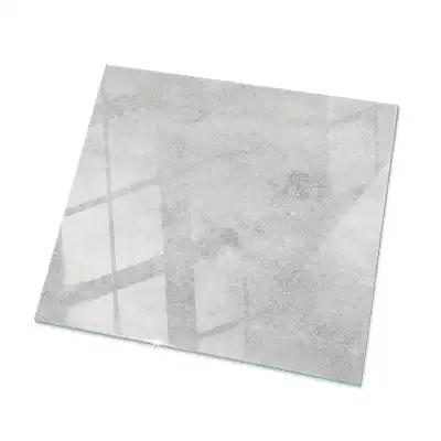 Blat de masă pătrat cu aspect de beton fisurat
