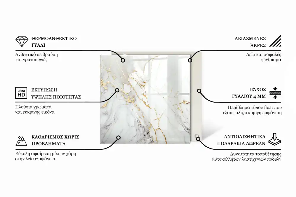 Blat de masă pătrat cu aspect de beton fisurat