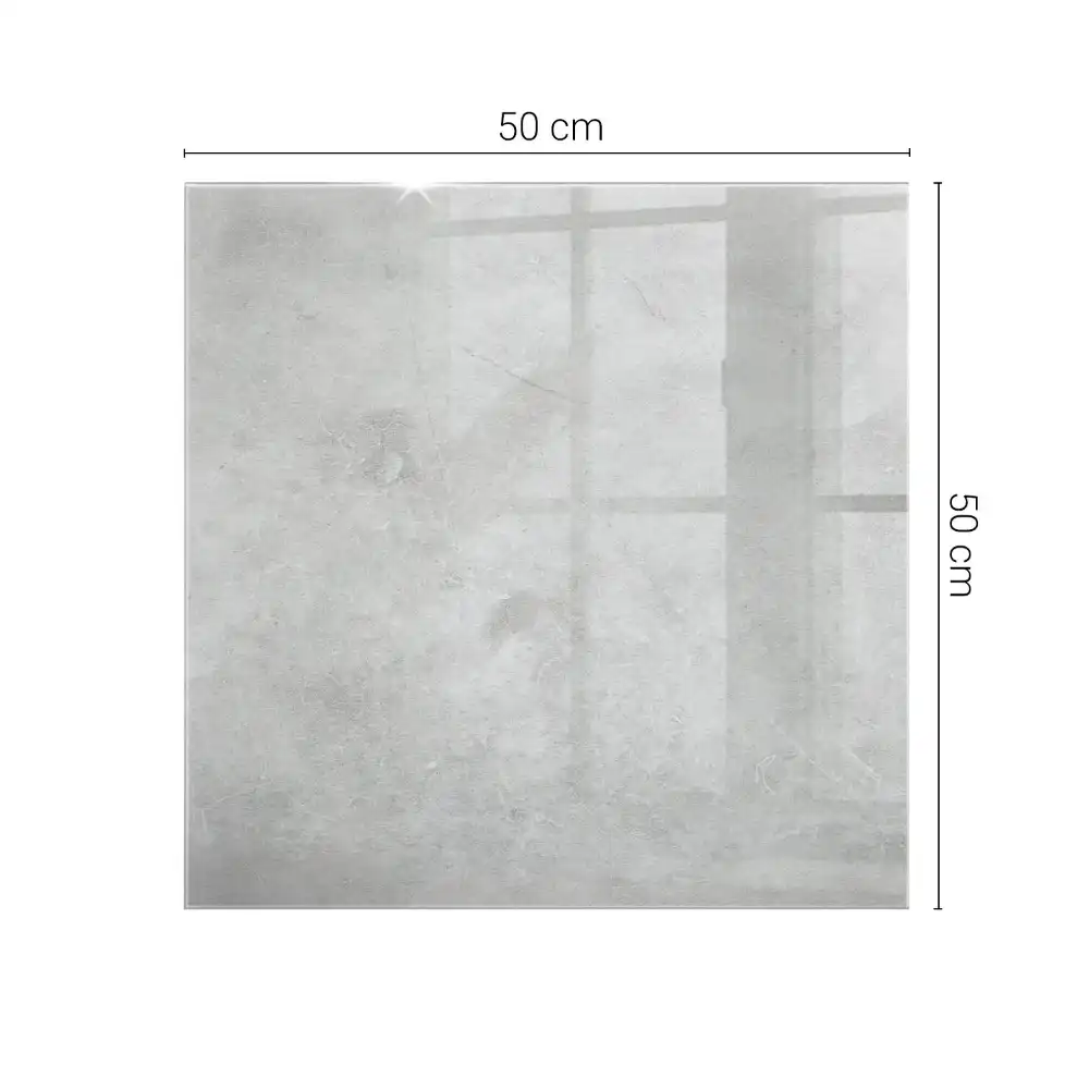 Blat de masă pătrat cu aspect de beton fisurat