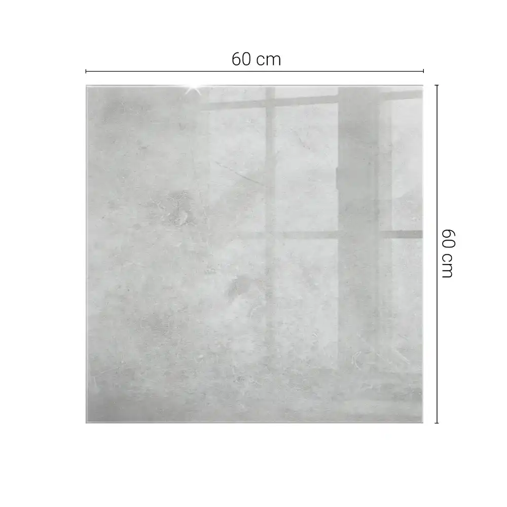 Blat de masă pătrat cu aspect de beton fisurat