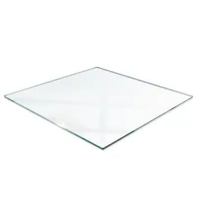 Blat de masă pătrat transparent