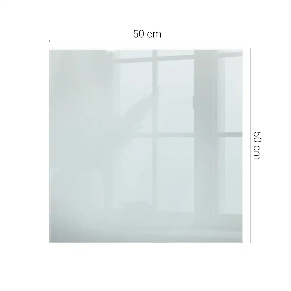 Blat de masă pătrat transparent