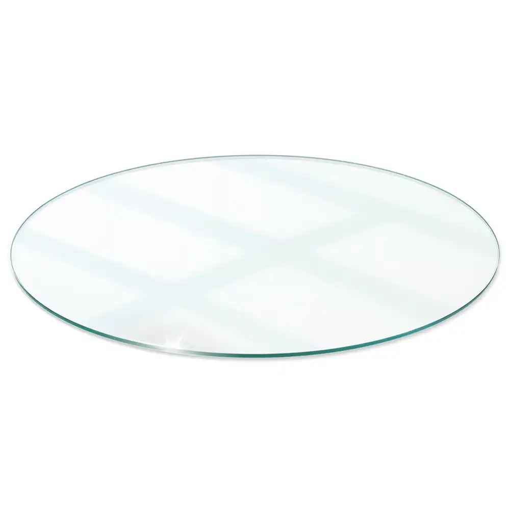 Blat de masă rotund transparent