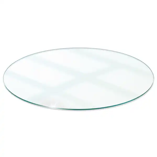 Blat de masă rotund transparent