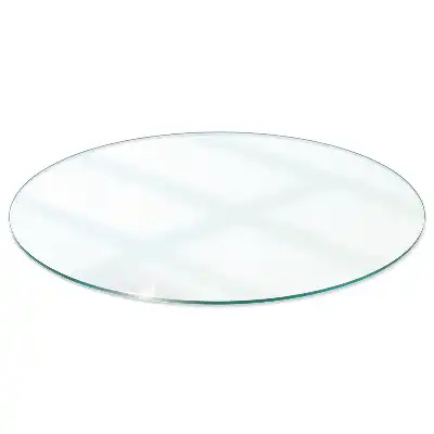 Blat de masă rotund transparent