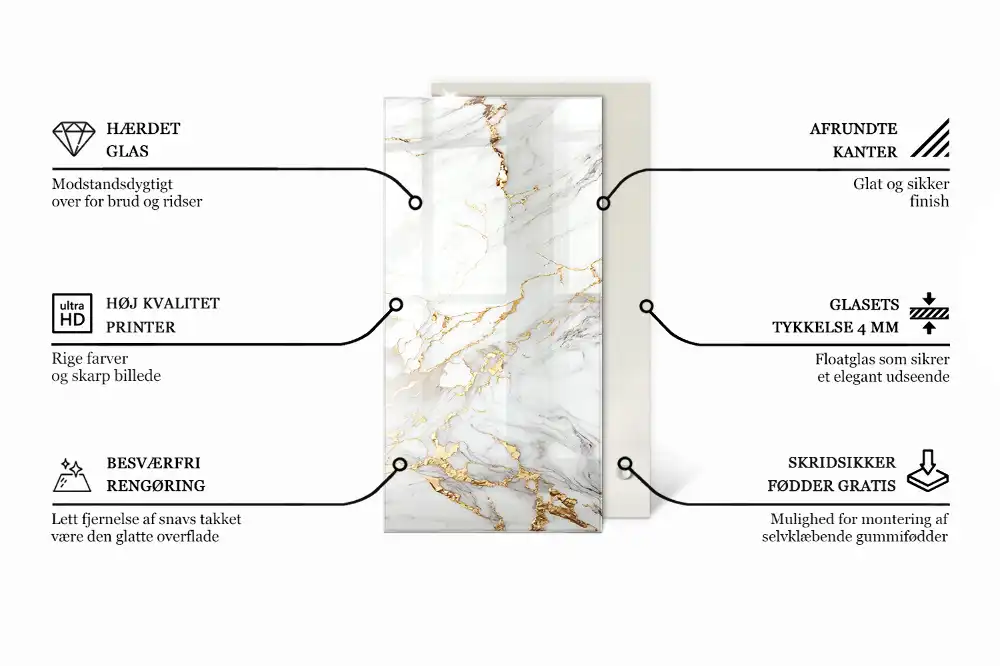 Blat din sticlă securizată cu aspect de lemn natural