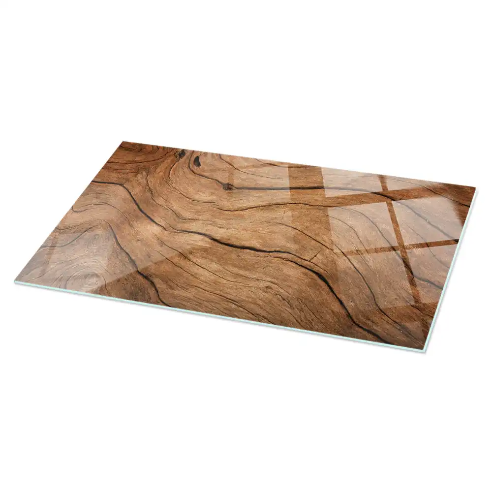 Blat de sticlă cu motiv forestier elegant