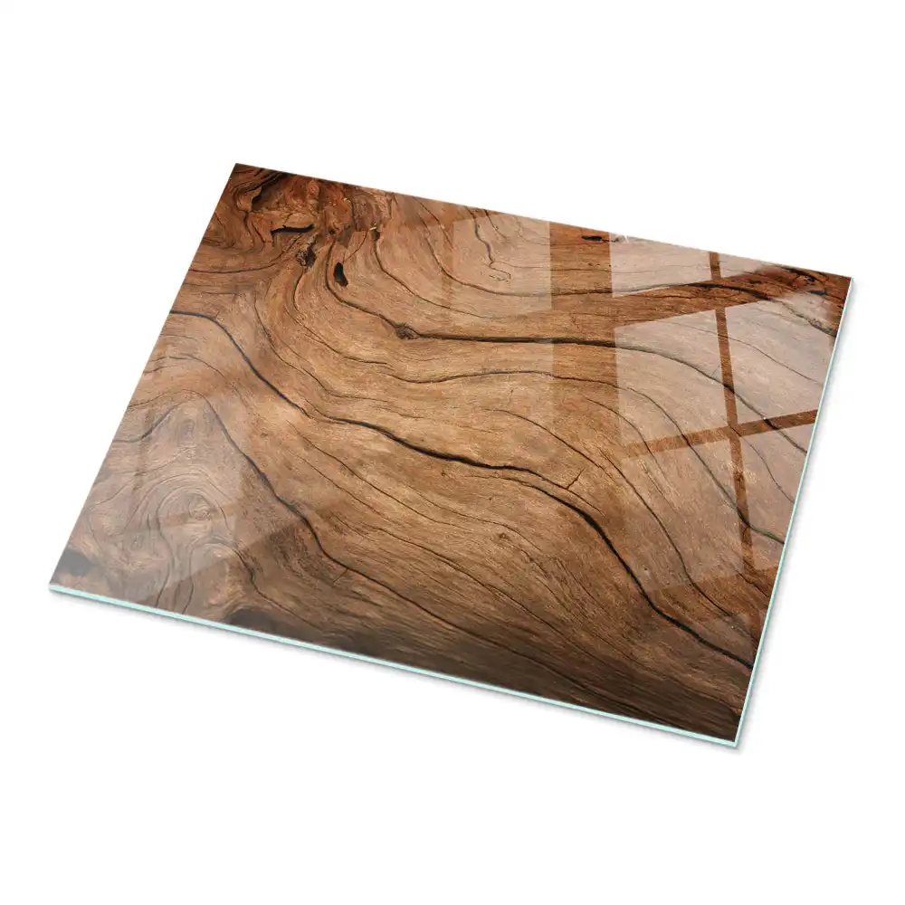Blat de sticlă cu motiv forestier elegant