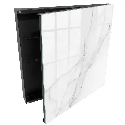 Suport de chei pentru perete cu model de marmură elegant