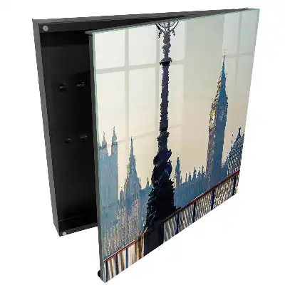 Dulapior pentru chei cu design de arhitectură urbană la răsărit