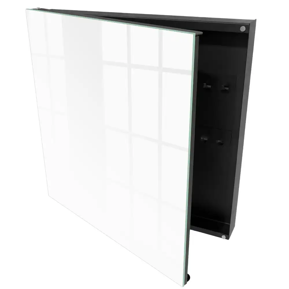 Suport pentru chei de perete minimalist în culoare albă pură