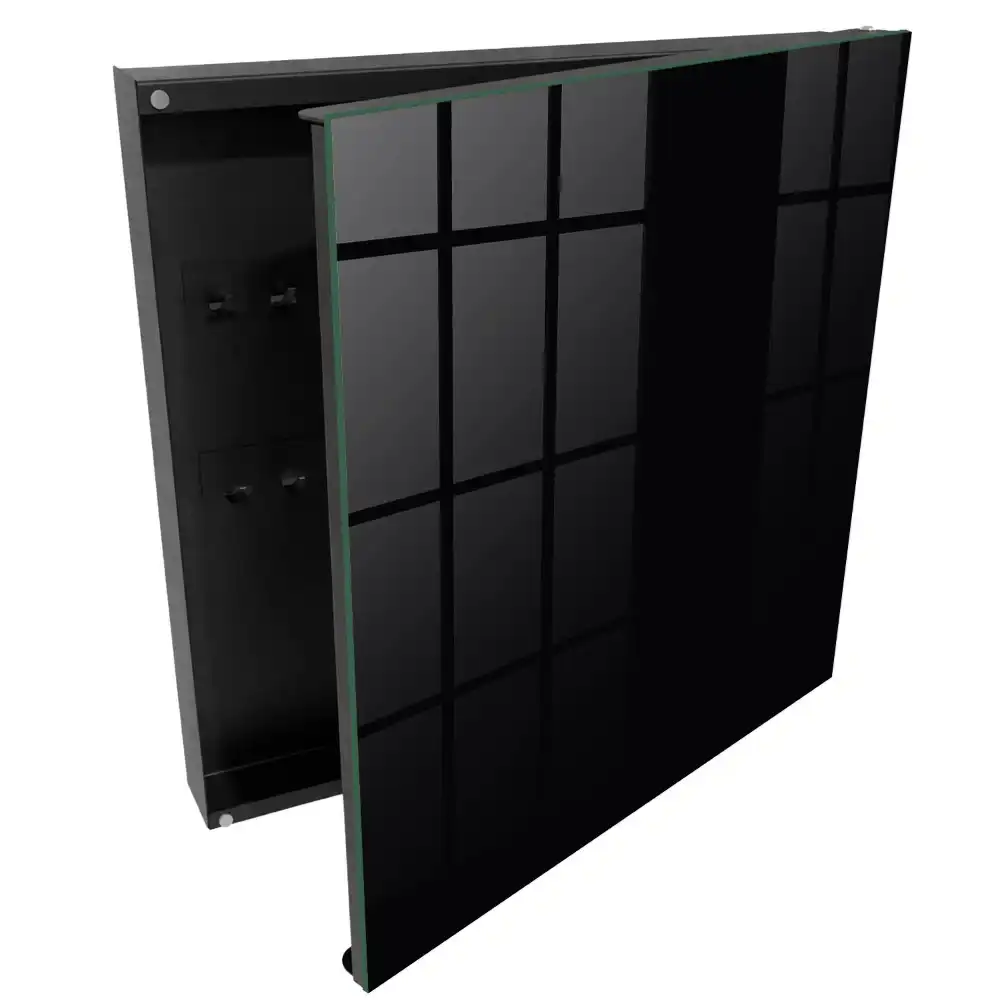 Dulapior pentru chei minimalist cu fundal solid negru
